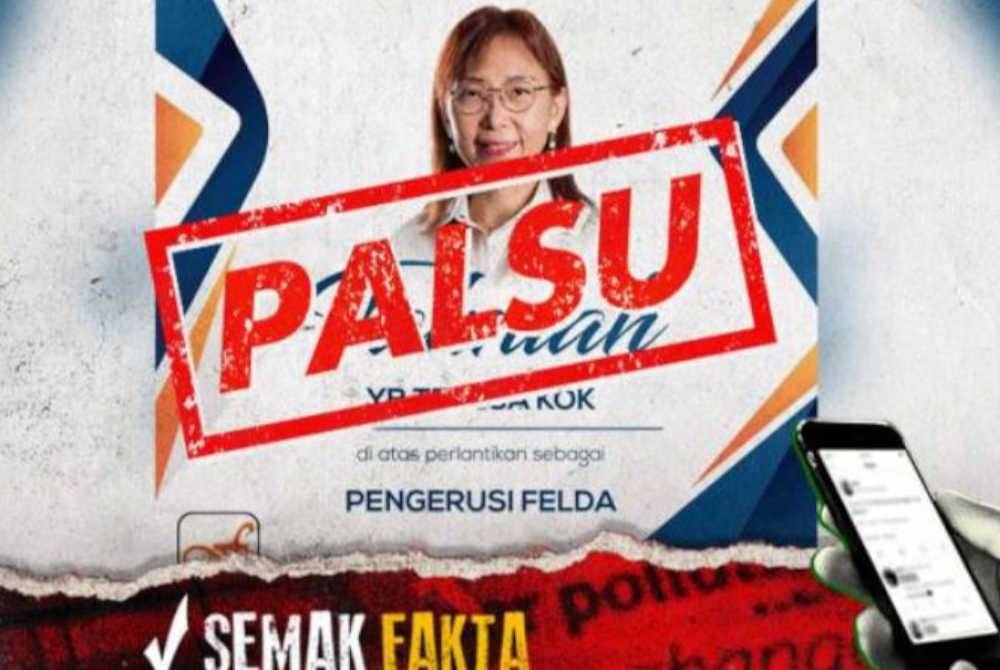 Polis Terima Laporan Dakwaan Fitnah Pelantikan Pengerusi Felda