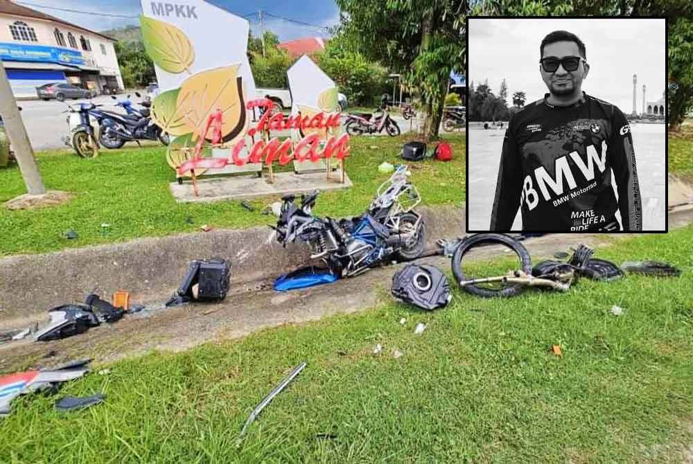 Penunggang Motosikal Kuasa Tinggi Maut, Isteri Parah