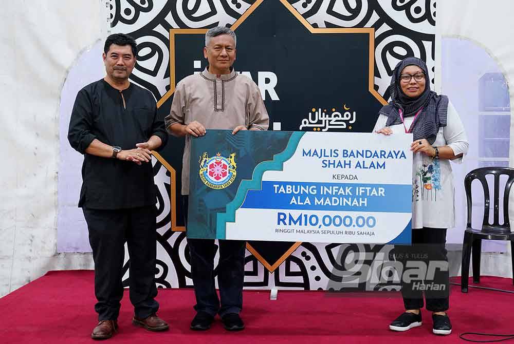 MBSA Sumbang RM10,000 Kepada Tabung Infak Iftar Ala Madinah