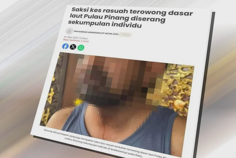 Datuk Seri saksi kes rasuah terowong dasar laut disamun, tiada kaitan ...