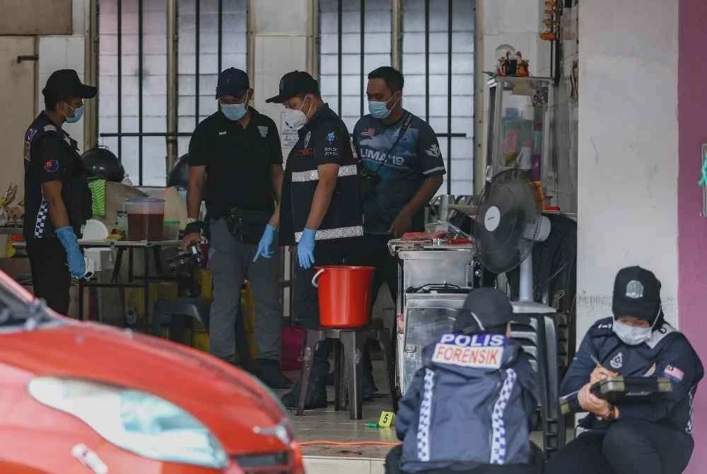 Image from: 'Saya lihat perang mulut bertukar pergaduhan fizikal sebelum berlaku tembakan' - Saksi