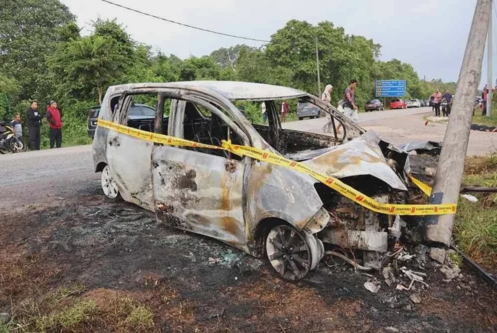 Image from: Penunggang motosikal maut dirempuh kereta
