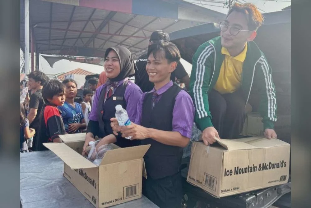 Image from: McDonald’s Malaysia agih 6,000 hidangan bantu mangsa kebakaran Sandakan