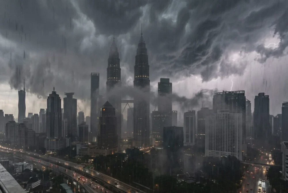 Image from: Ribut petir, hujan lebat dan angin kencang dijangka landa lima negeri - MetMalaysia