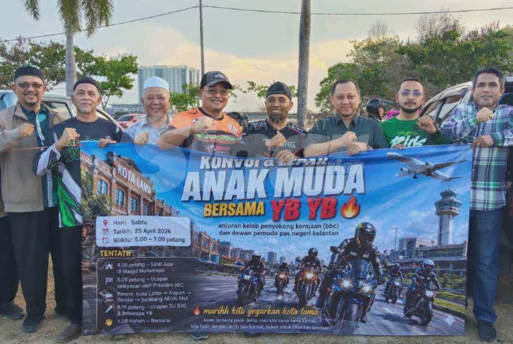 Image from: Konvoi kena kecam: 'Kami lalu depan LTSIP, tak masuk dalam' - Wan Rohimi