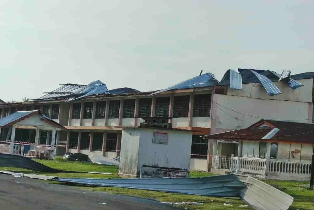 Image from: Empat sekolah di Kepala Batas terjejas
