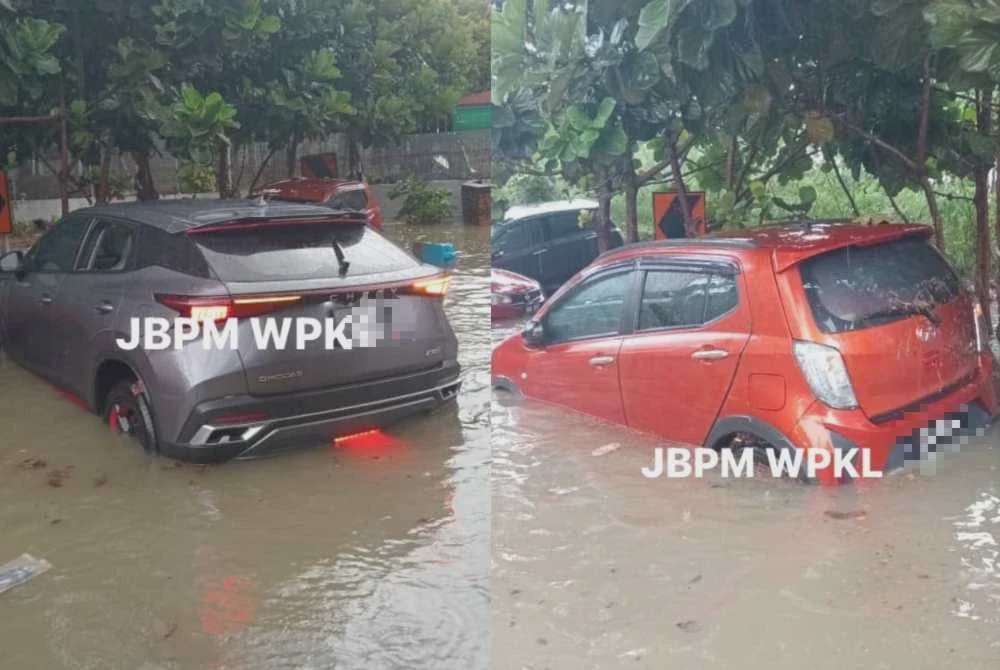 Image from: Lapan kenderaan terperangkap banjir kilat di 3 lokasi sekitar KL