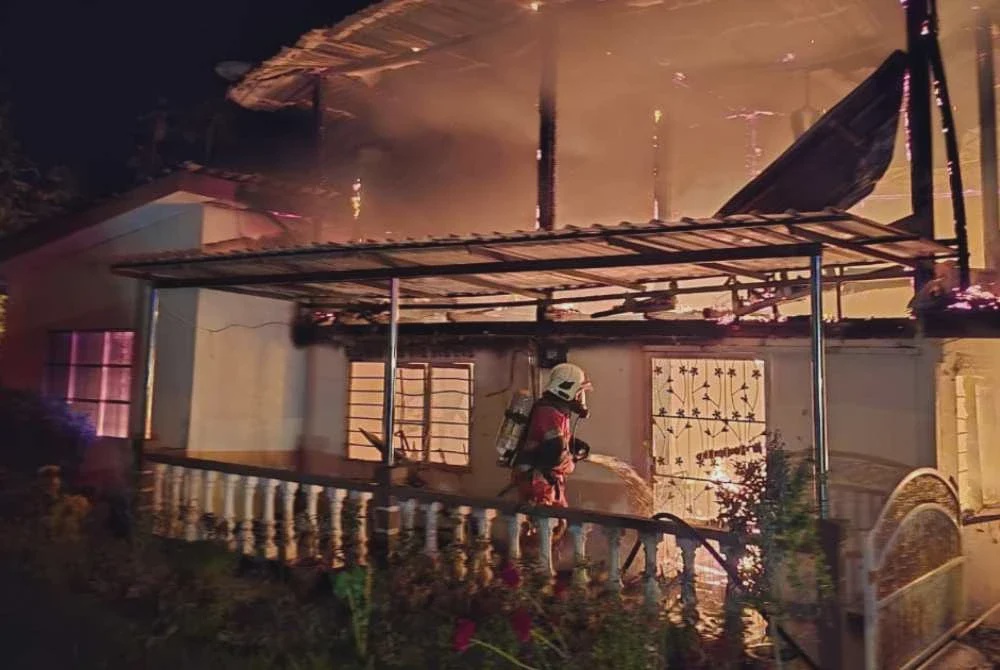 Image from: Wanita OKU rentung, ibu cedera dalam kebakaran rumah
