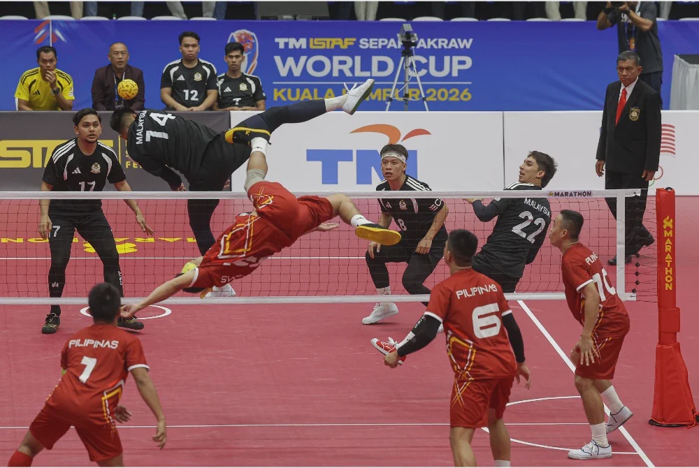 Image from: Skuad kuadran negara mara separuh akhir Piala Dunia Sepak Takraw 2026