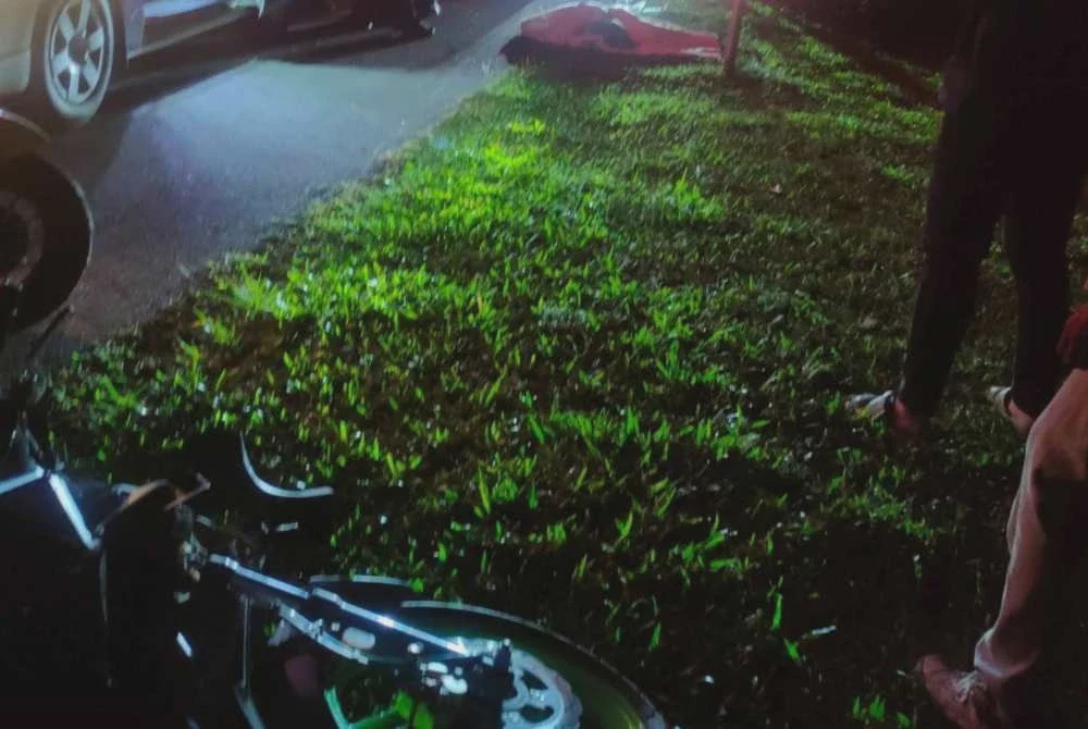 Image from: Ajal pulang dari kerja, pemuda maut motosikal langgar lembu
