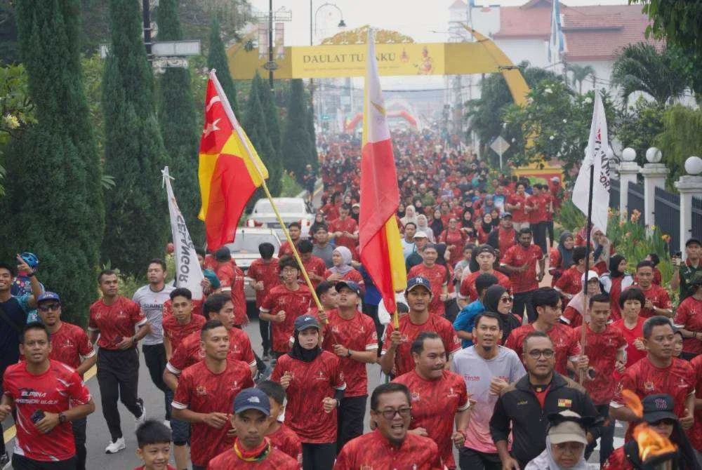 Image from: Lebih 1,500 peserta sertai Larian Obor Sukma di Klang