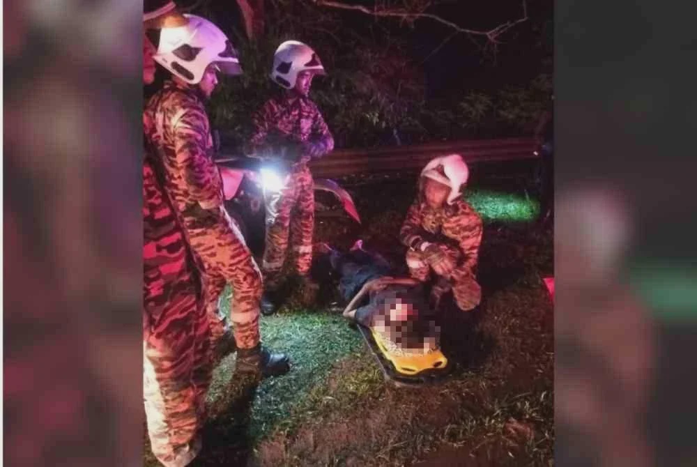 Image from: Budak lelaki maut tersepit, 11 lagi cedera nahas tiga kenderaan