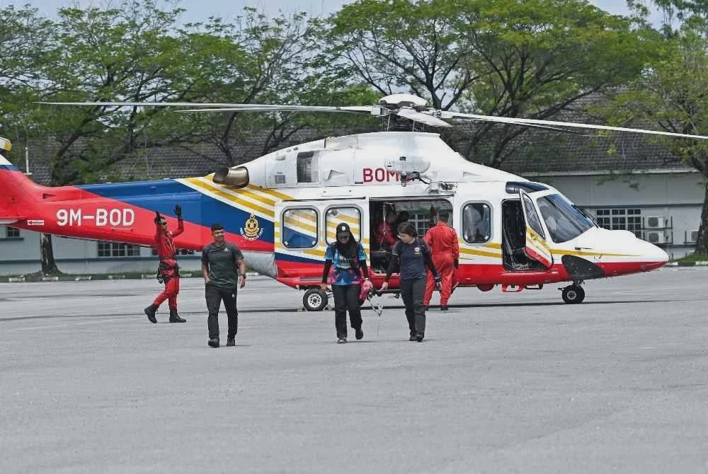 Image from: Operasi SAR Jaslinda: Seorang anggota penyelamat cedera, dibawa keluar dengan pesawat