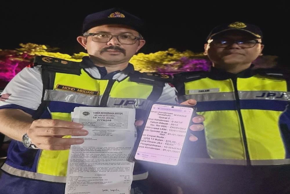 Image from: Pandu kereta mewah tapi guna cukai jalan palsu