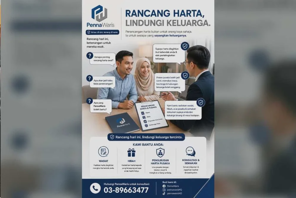 Image from: PennaWaris terus pergiat usaha buka mata masyarakat rancang, urus harta