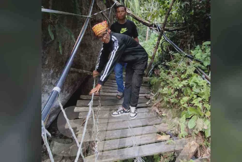 Image from: Jambatan tempat Jaslinda ditemui selamat dapat perhatian kerajaan negeri