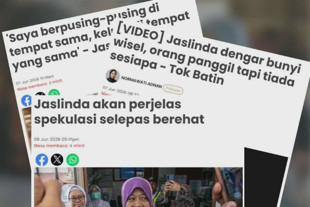 Image from: Fitnah sorok Jaslinda, Tok Batin Orang Asli buat laporan polis