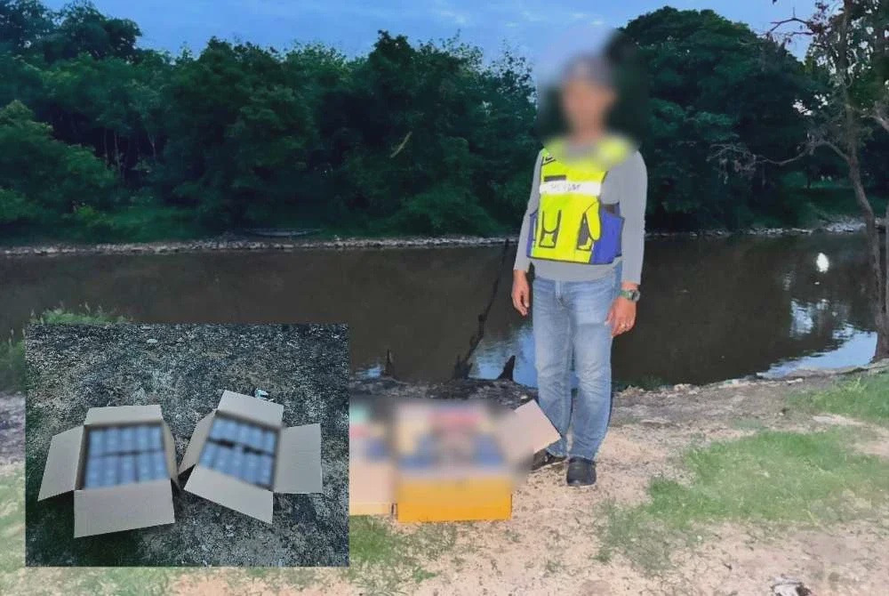 Image from: Sekumpulan lelaki cabut lari naik perahu, tinggalkan vape seludup