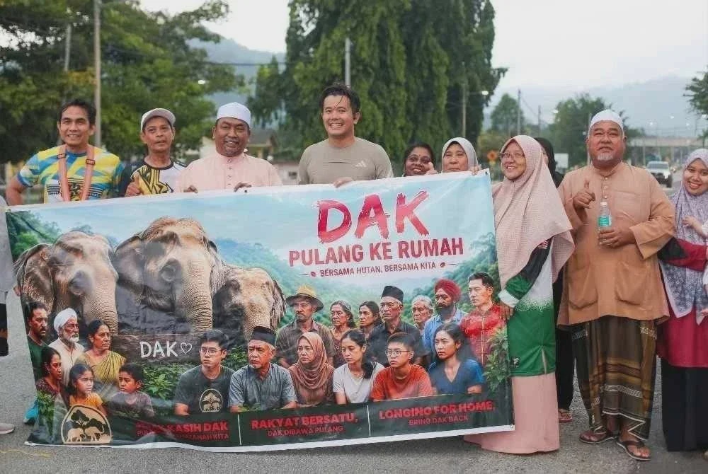 Image from: Lutut kanan cedera, Ketua Penerangan Pemuda MCA teruskan larian solidariti DAK