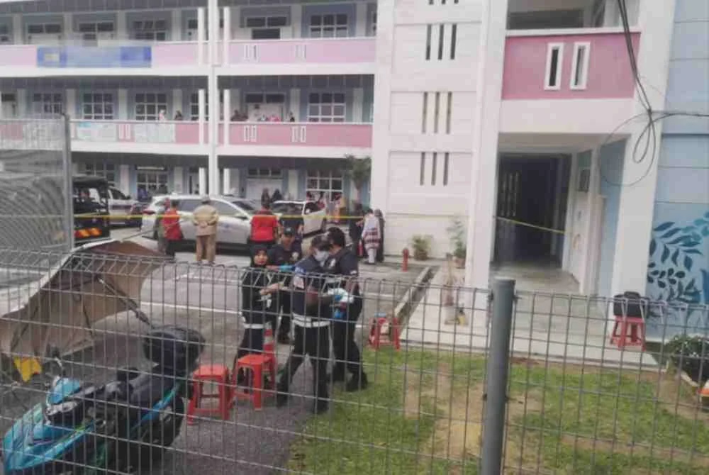 Image from: Pelajar jatuh bangunan: Mangsa minta izin ke tandas sebelum ditemui maut