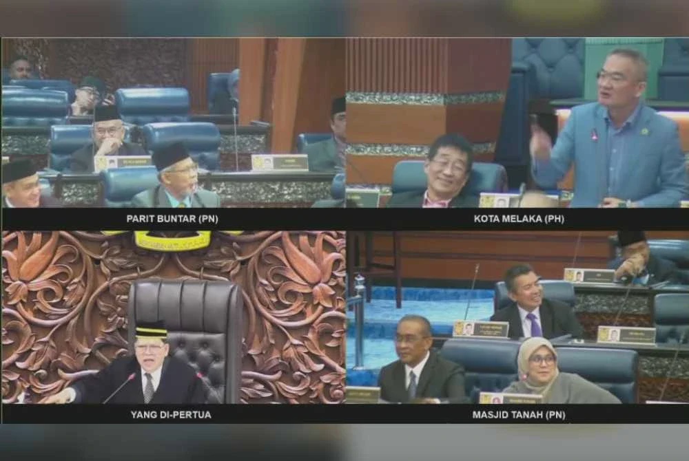Image from: Dewan Rakyat kecoh dakwaan 'Pas buli Bersatu'