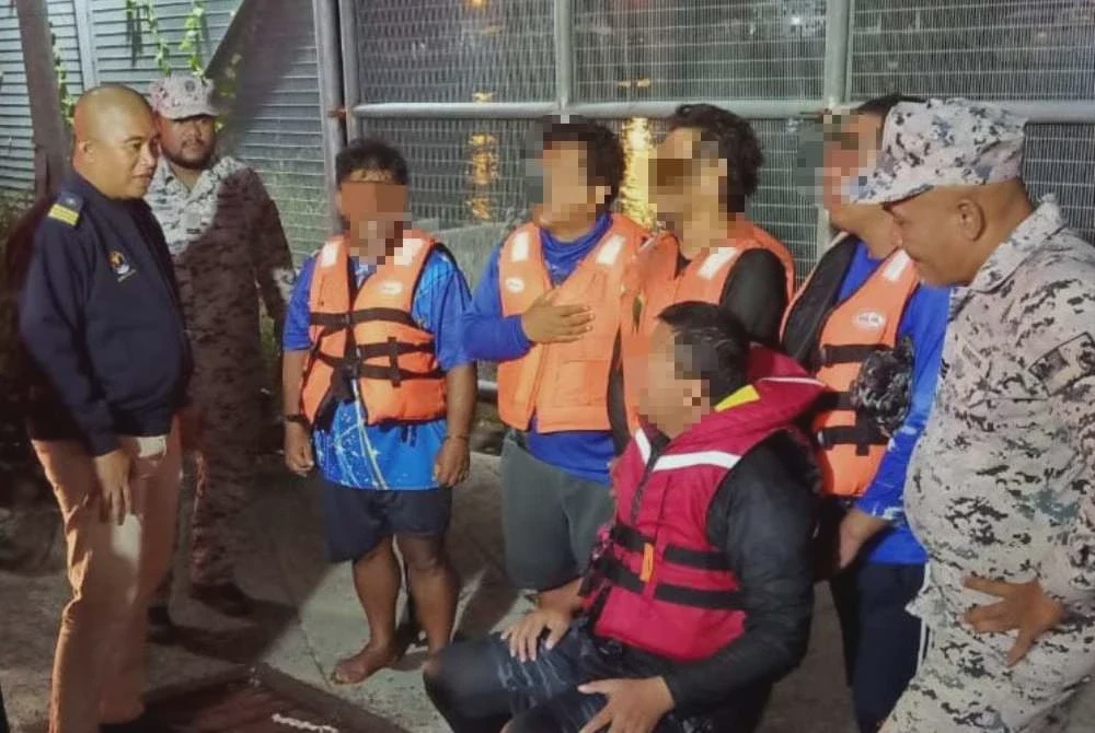Image from: Bot karam, lima pemancing letih dan kesejukan diselamatkan