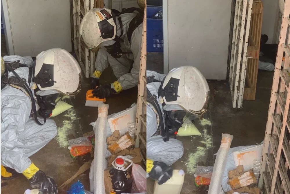 Image from: Tumpahan merkuri: Lima pekerja kurier dikejarkan ke hospital