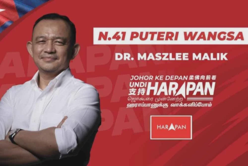 Image from: PRN Johor: Bekas menteri, Exco, ahli Parlimen antara 56 calon PH