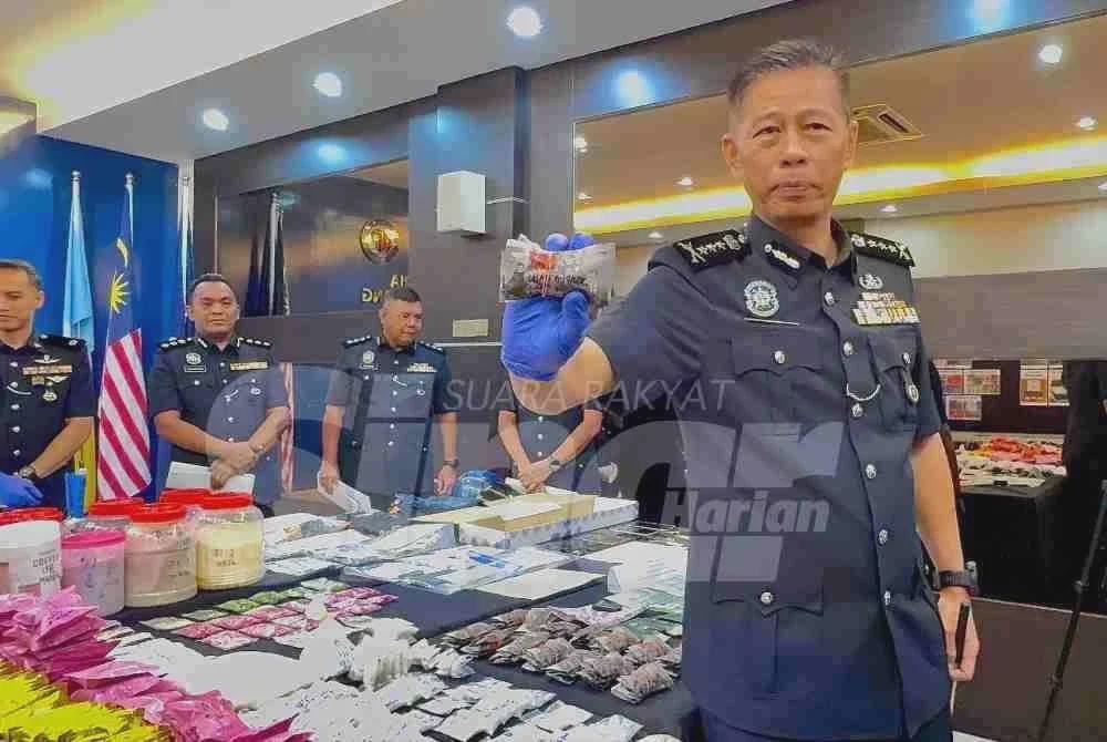 Image from: Pasangan kekasih ditahan bersama dadah RM9.7 juta