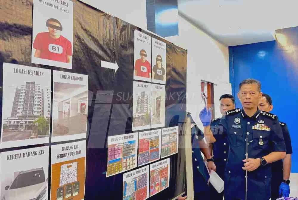 Image from: Pasangan kekasih ditahan bersama dadah RM9.7 juta