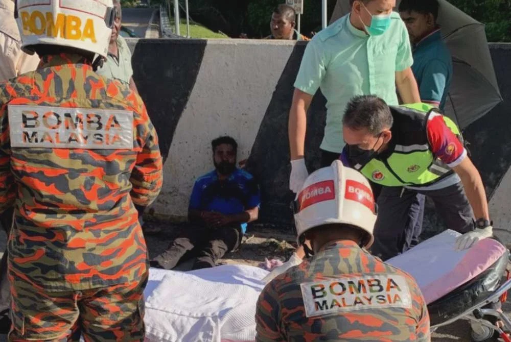 Image from: Dua parah, enam cedera nahas tujuh kenderaan