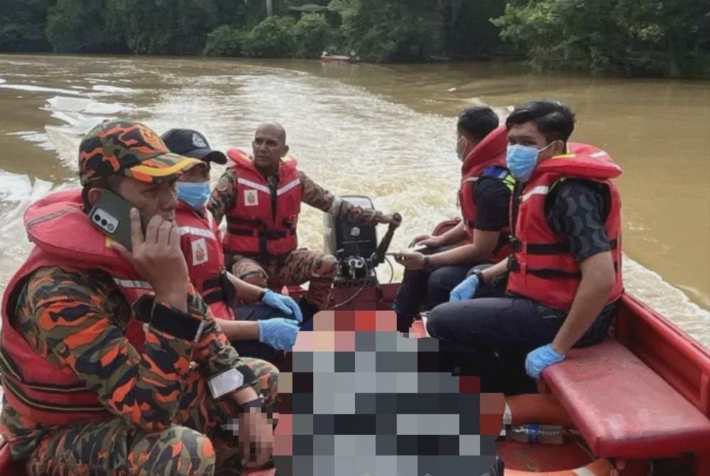 Image from: Warga emas jatuh Sungai Bera ditemukan lemas