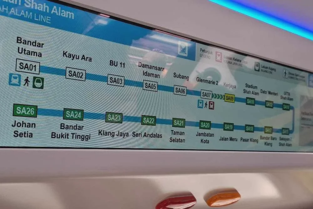 Image from: Hari pertama operasi LRT3: Pengguna beri reaksi positif, mesra OKU