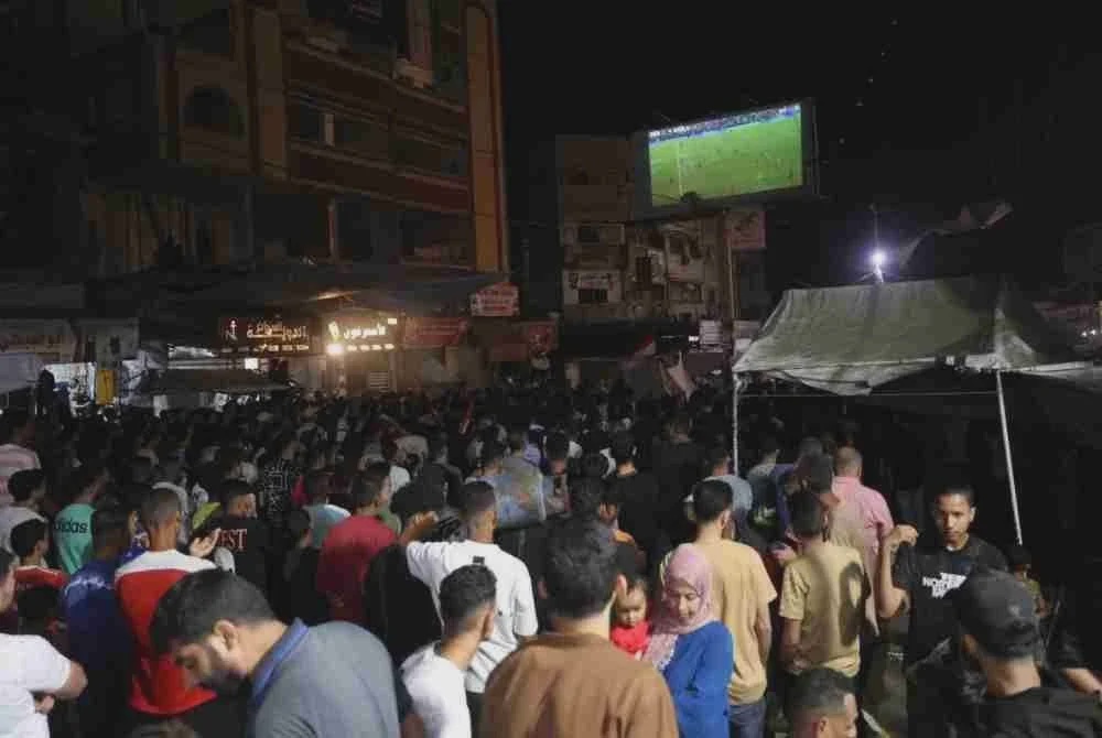 Image from: 'Suara Gaza' bergema di Piala Dunia