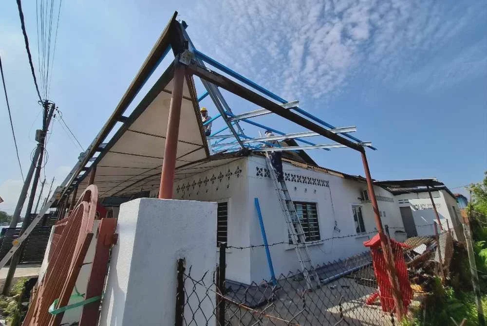 Image from: 98 peratus mangsa ribut Bercham sudah kembali ke rumah
