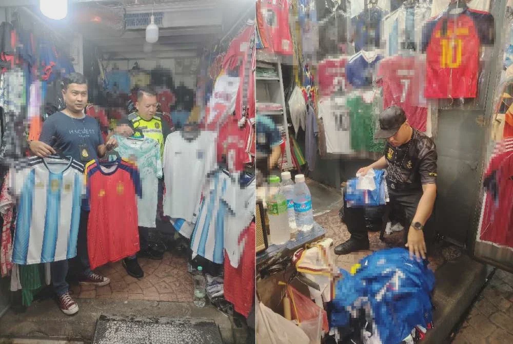 Image from: Jersi tiruan Piala Dunia dijual hingga RM100, pelancong jadi sasaran