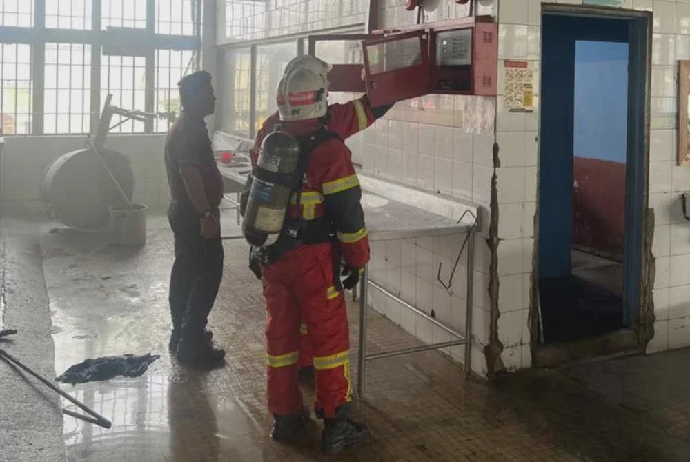 Image from: Dapur Penjara Tapah terbakar