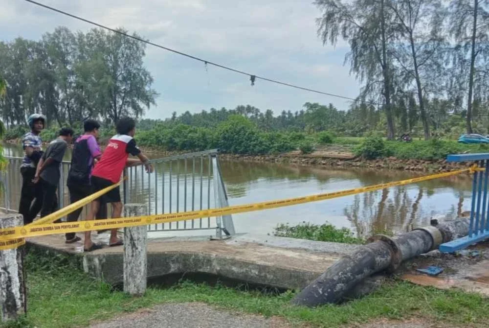 Image from: Pelajar 16 tahun terlelap, Myvi dipandu terjunam sungai