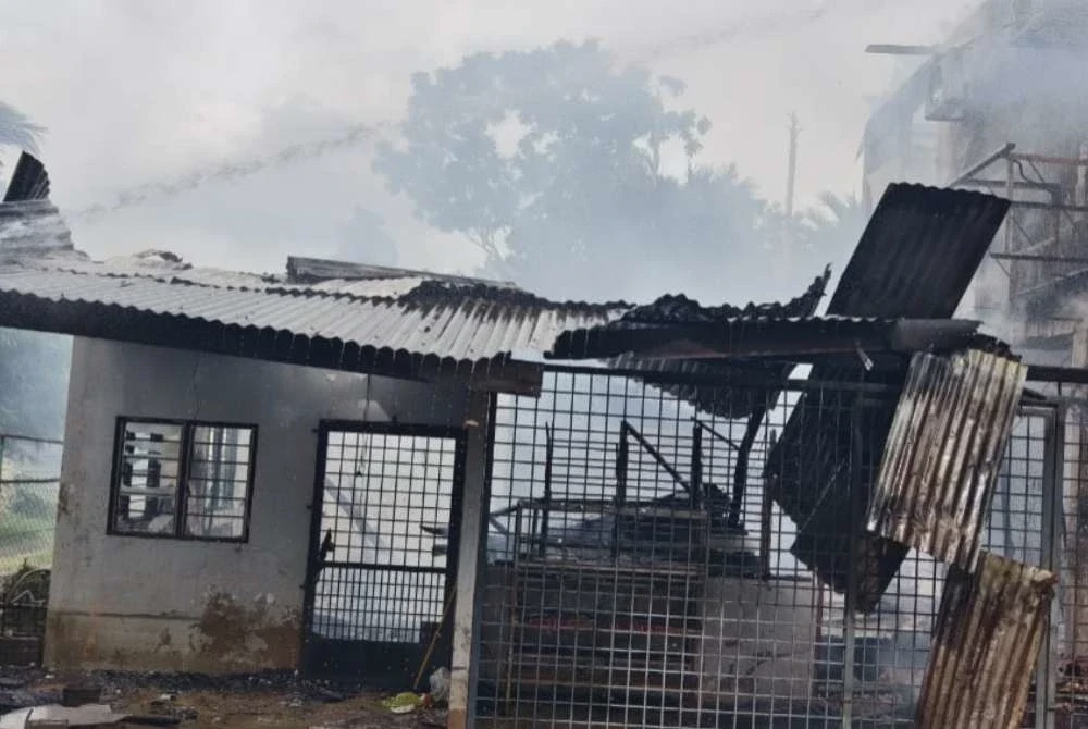 Image from: Lelaki disiasat bakar rumah ibu