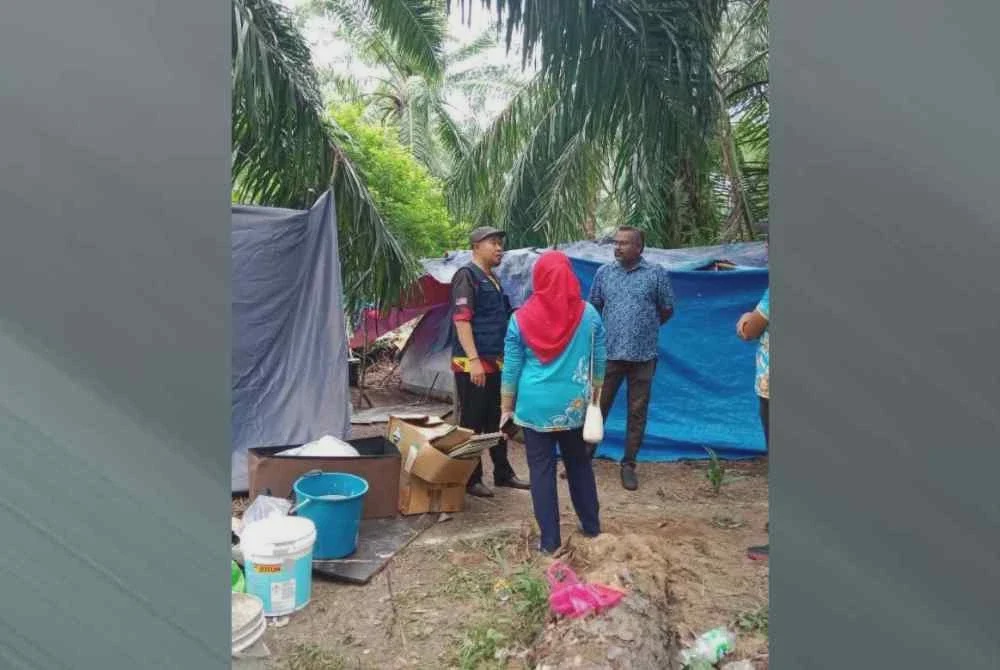 Image from: Niat bantu keluarga tinggal dalam khemah bongkar sarang penagihan dadah