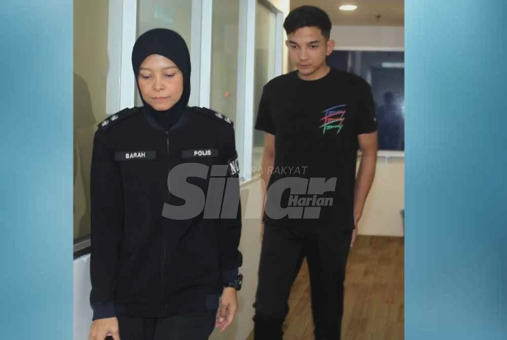 Image from: Lans Koperal Mohammad Aizat didakwa masukkan dadah dalam badan