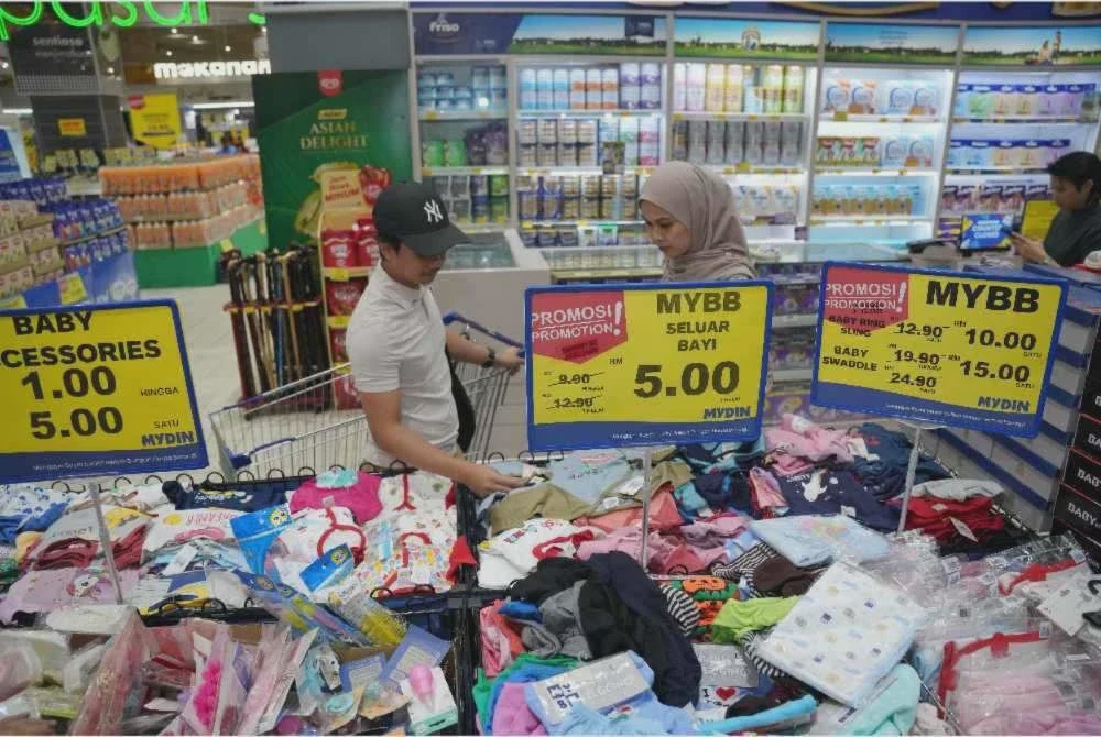 Image from: Mydin hargai ibu mengandung, baucar RM100 habis ditebus