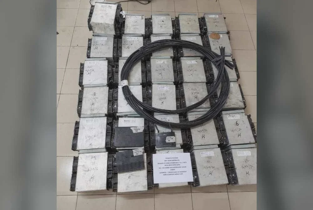 Image from: Lombong bitcoin guna elektrik curi tumpas, 62 mesin dirampas