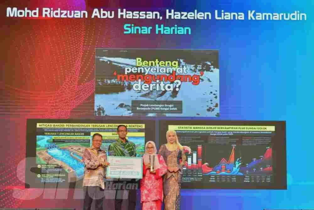 Image from: Wartawan Sinar Harian menang Hadiah Kajai
