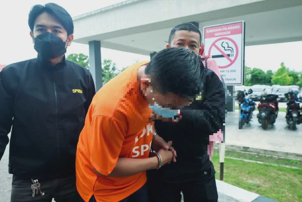 Image from: Ketua balai polis direman tujuh hari disyaki terima rasuah RM500