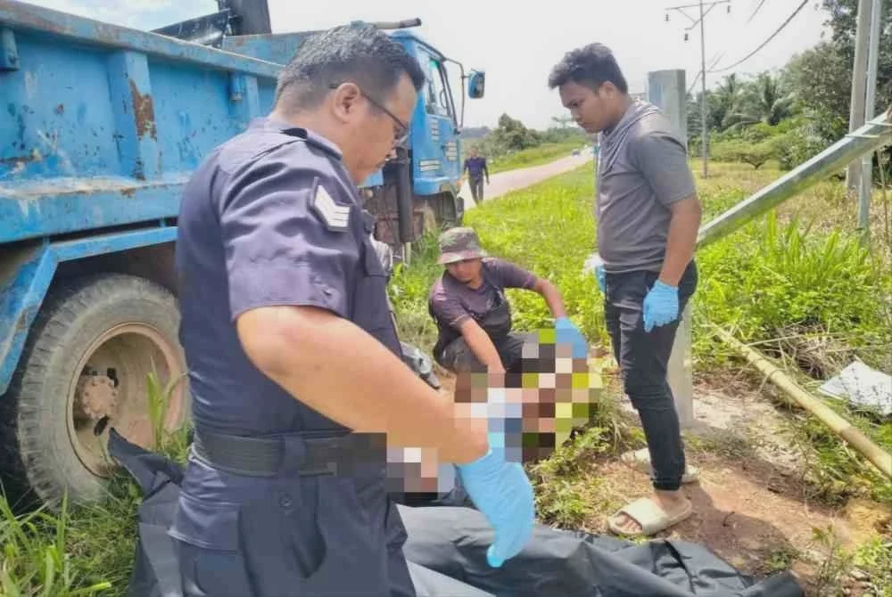 Image from: Lelaki maut terkena renjatan elektrik ketika tanam tiang lampu solar