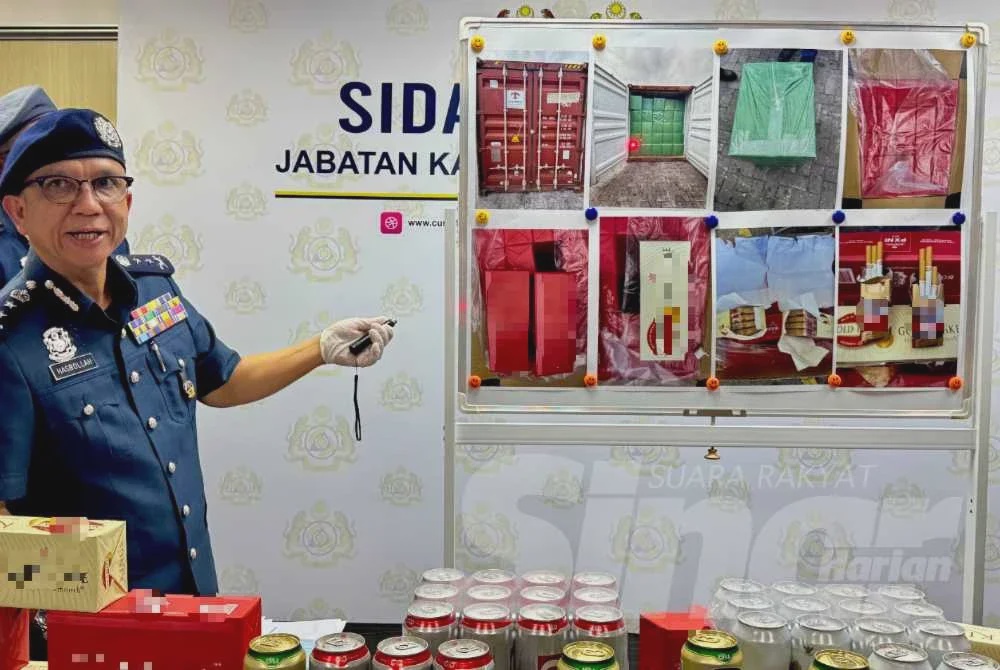 Image from: Kastam rampas 8.15 juta batang rokok putih seludup bernilai RM9.14 juta