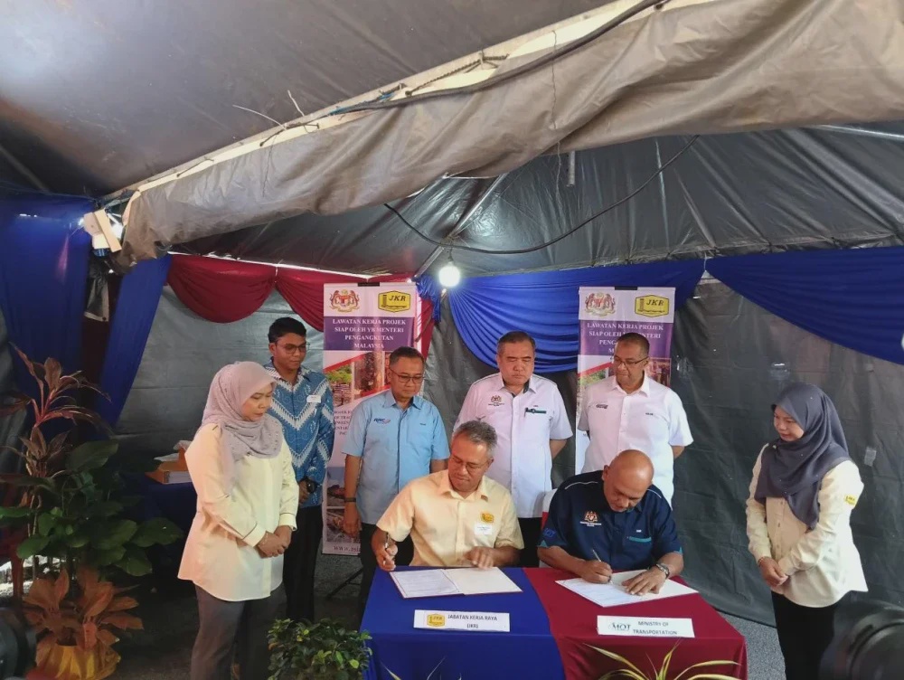 Image from: Projek naik taraf landasan kereta api Gemas-Mentakab pakej A siap