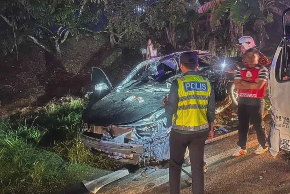 Image from: Polis kenal pasti identiti enam maut kemalangan di Karak