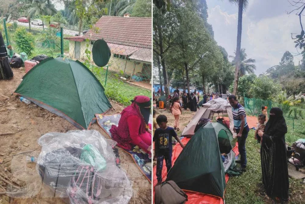 Image from: Diusir dari Kampung Kuala Muda, etnik Rohingya 'serbu' pejabat UNHCR